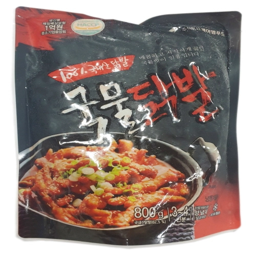 국물 닭발 제이엠푸드 800g 냉동