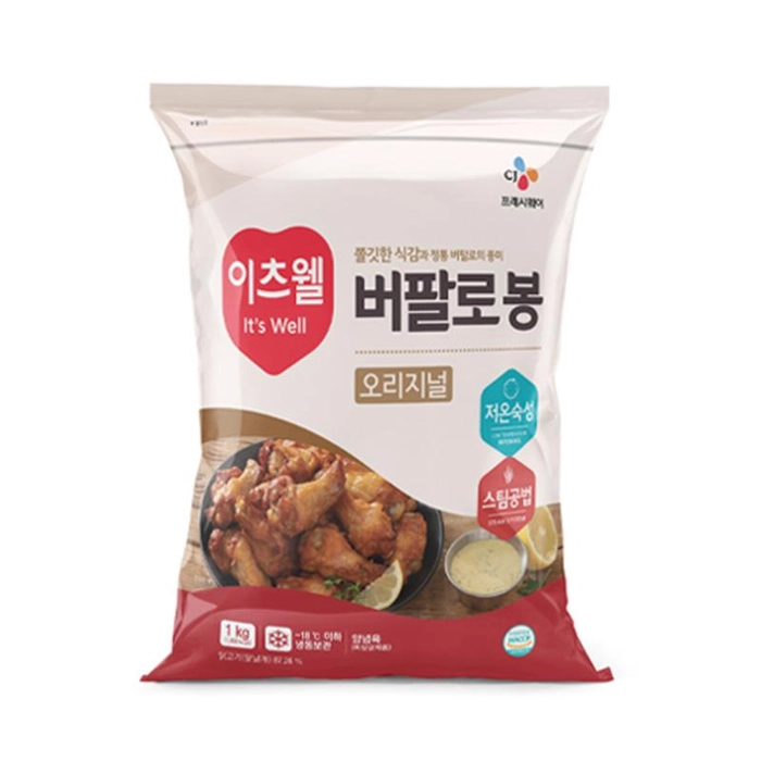 냉동 CJ 이츠웰 버팔로봉 오리지널 1kg 1BOX (10입)
