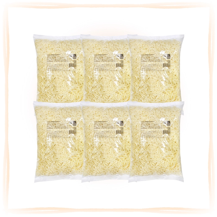 [5월 7일 순차 출고]썬리취 PA 모짜렐라골든치즈 자연치즈 냉장치즈 2.5kg x 6봉